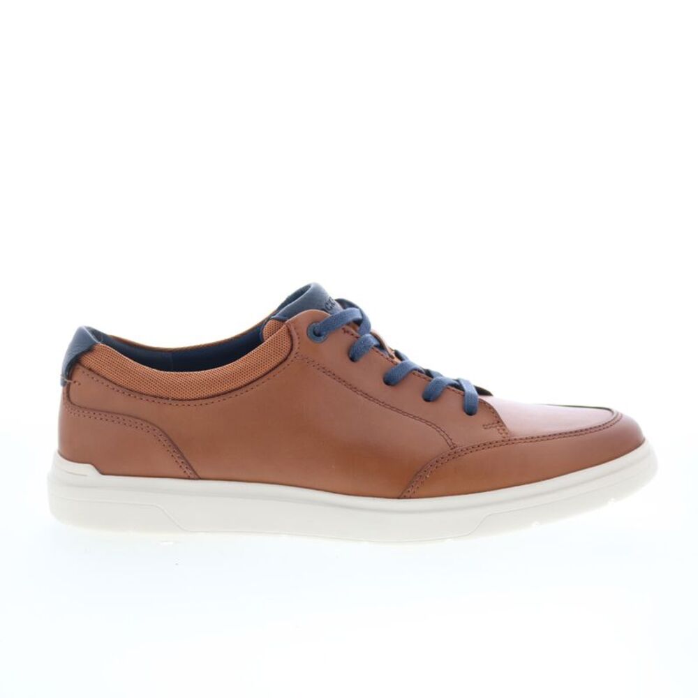 Rockport Mens Total Motion Court Blucher Brown Shoes (NWT) - Picture 1 of 7